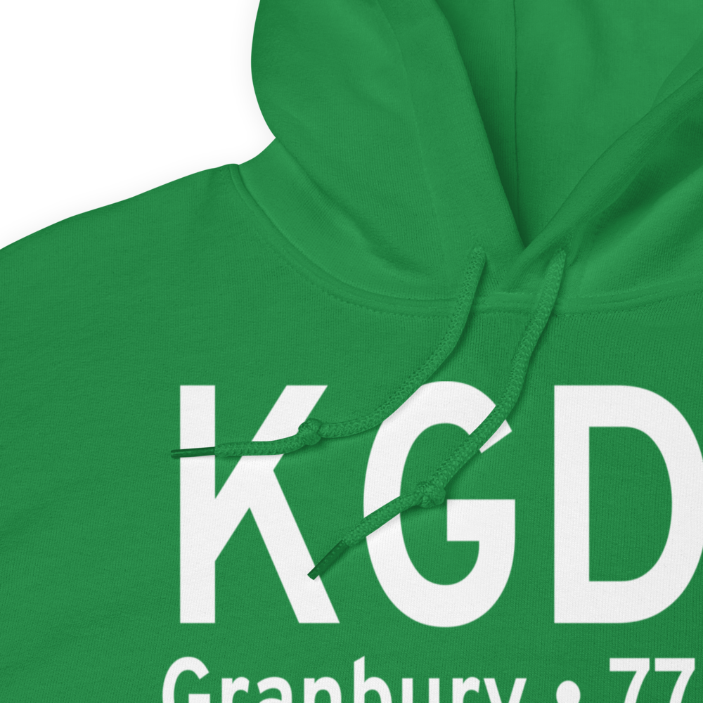 Granbury Regional Airport (KGDJ) ICAO Hoodie Sweatshirt 