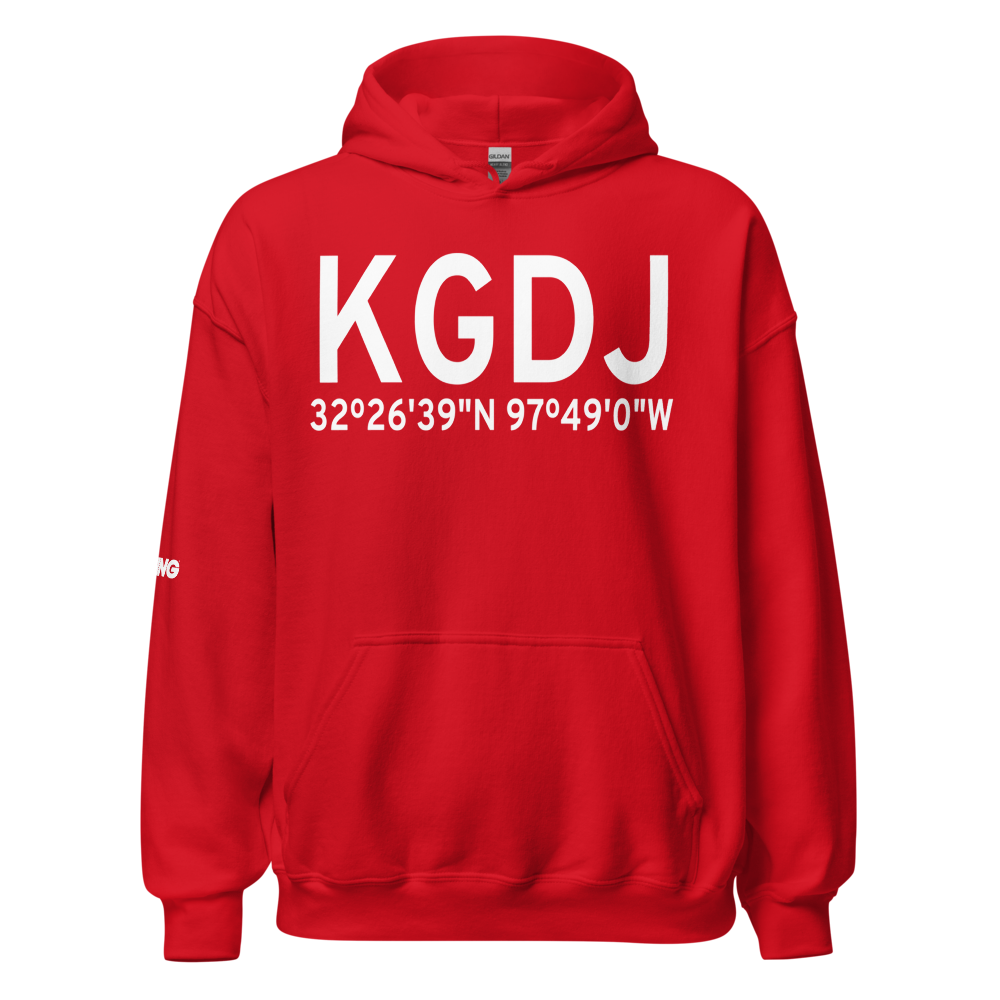 Granbury Regional Airport (KGDJ) ICAO Hoodie Sweatshirt 