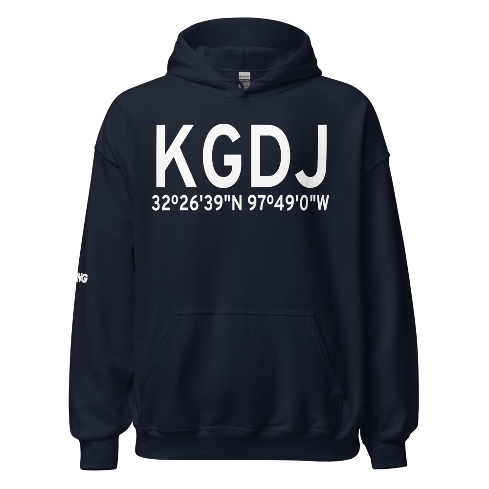 Granbury Regional Airport (KGDJ) ICAO Hoodie Sweatshirt 