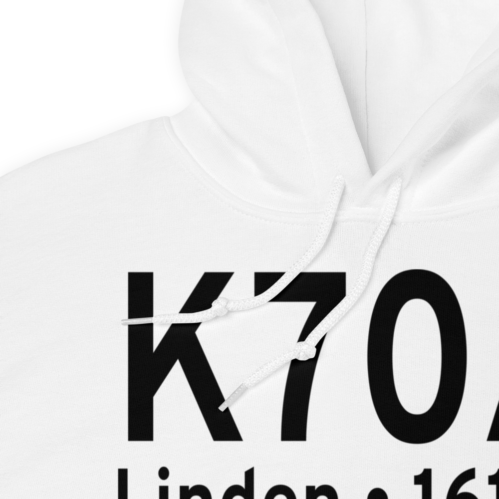 Freddie Jones Field (K70A) ICAO Hoodie Sweatshirt 