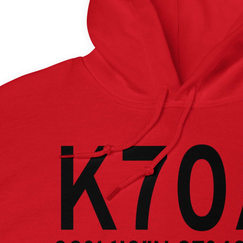 Freddie Jones Field (K70A) ICAO Hoodie Sweatshirt 