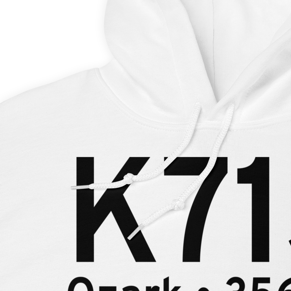 Ozark-Blackwell Field (K71J) ICAO Hoodie Sweatshirt 