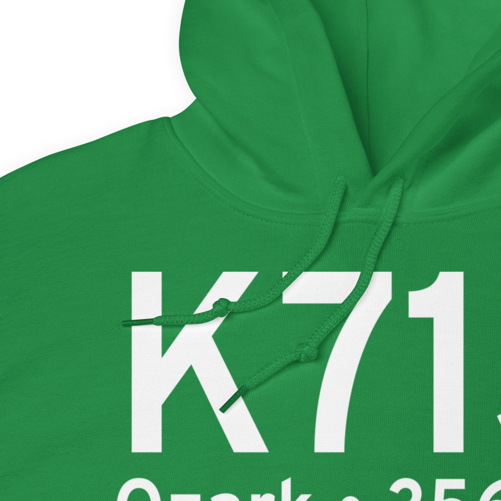 Ozark-Blackwell Field (K71J) ICAO Hoodie Sweatshirt 