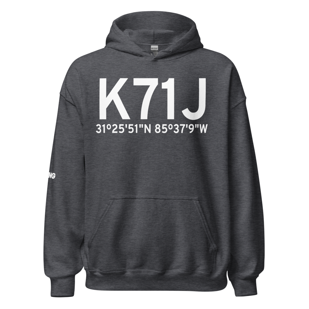Ozark-Blackwell Field (K71J) ICAO Hoodie Sweatshirt 