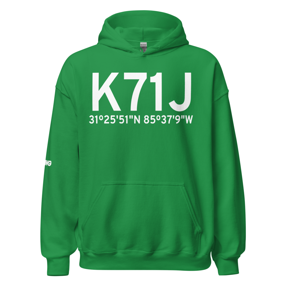 Ozark-Blackwell Field (K71J) ICAO Hoodie Sweatshirt 