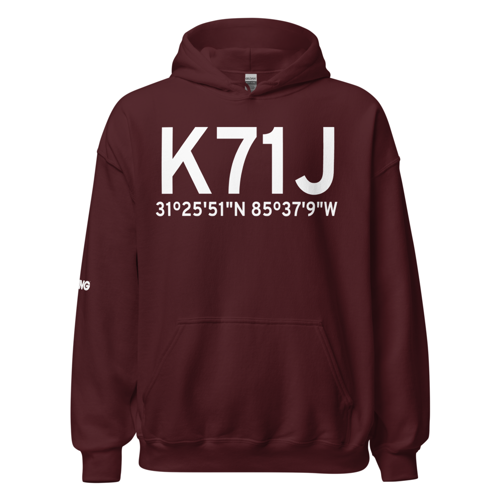 Ozark-Blackwell Field (K71J) ICAO Hoodie Sweatshirt 