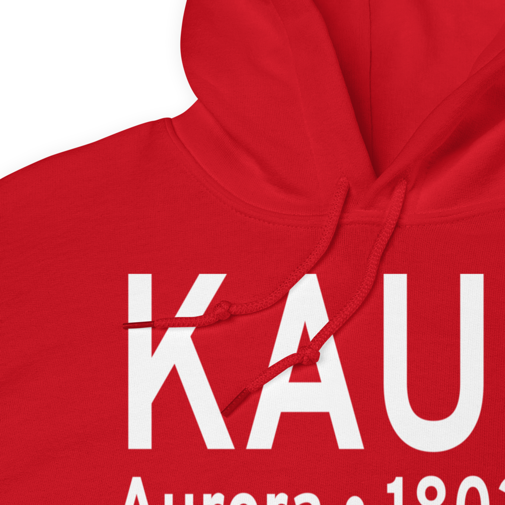 Aurora Municipal Al Potter Field (KAUH) ICAO Hoodie Sweatshirt 