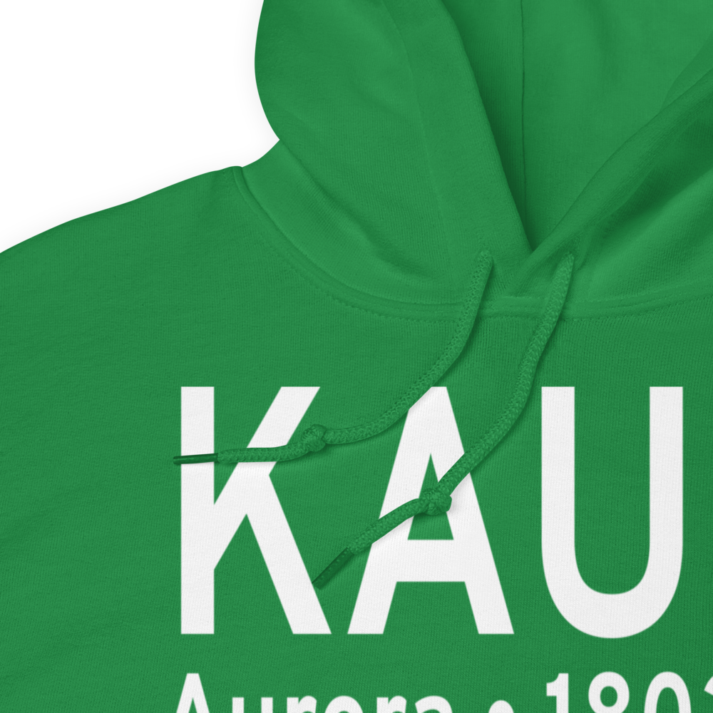 Aurora Municipal Al Potter Field (KAUH) ICAO Hoodie Sweatshirt 