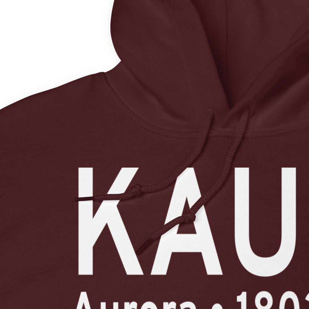Aurora Municipal Al Potter Field (KAUH) ICAO Hoodie Sweatshirt 