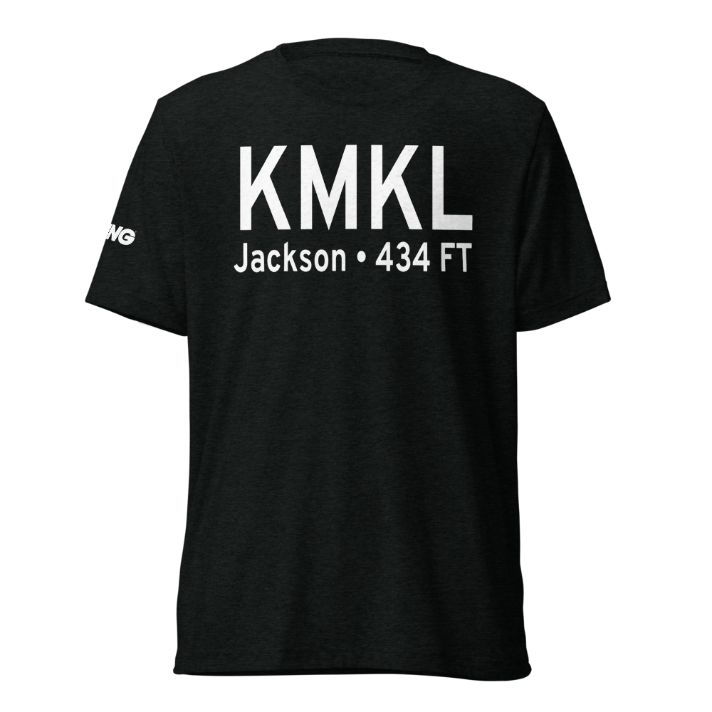 McKellar-Sipes Regional Airport (KMKL) ICAO Tri-blend T-Shirt 