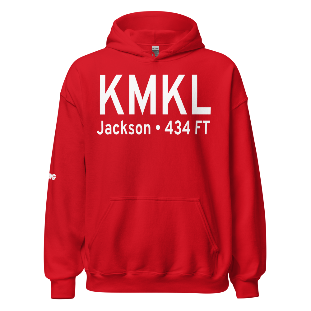 McKellar-Sipes Regional Airport (KMKL) ICAO Hoodie Sweatshirt 