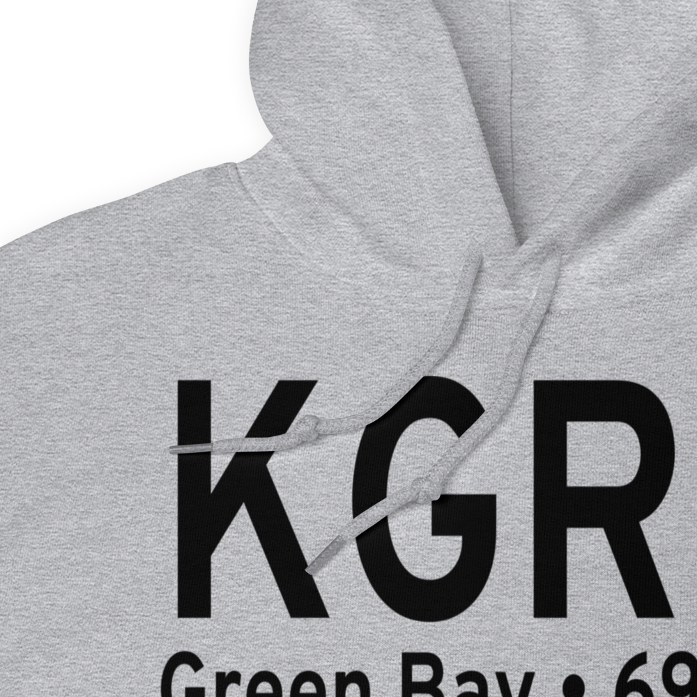 Austin Straubel International Airport (KGRB) ICAO Hoodie Sweatshirt 