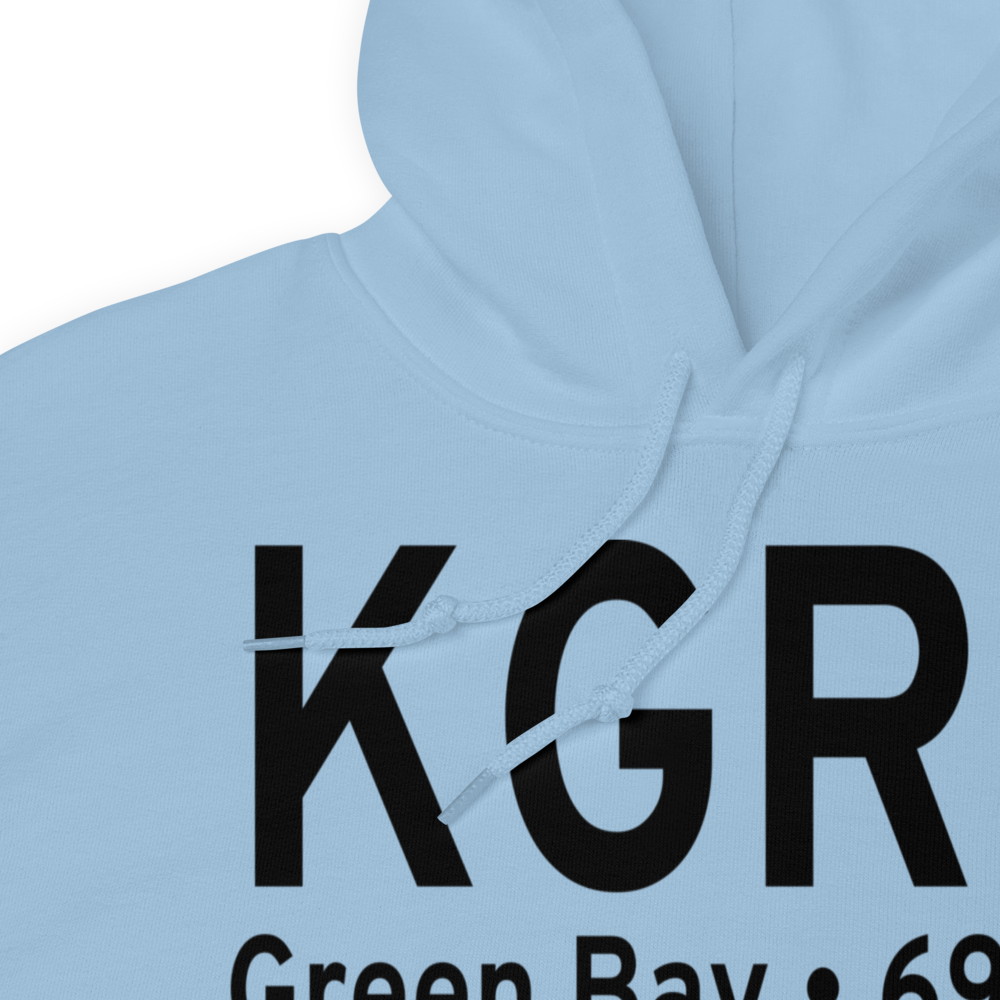 Austin Straubel International Airport (KGRB) ICAO Hoodie Sweatshirt 