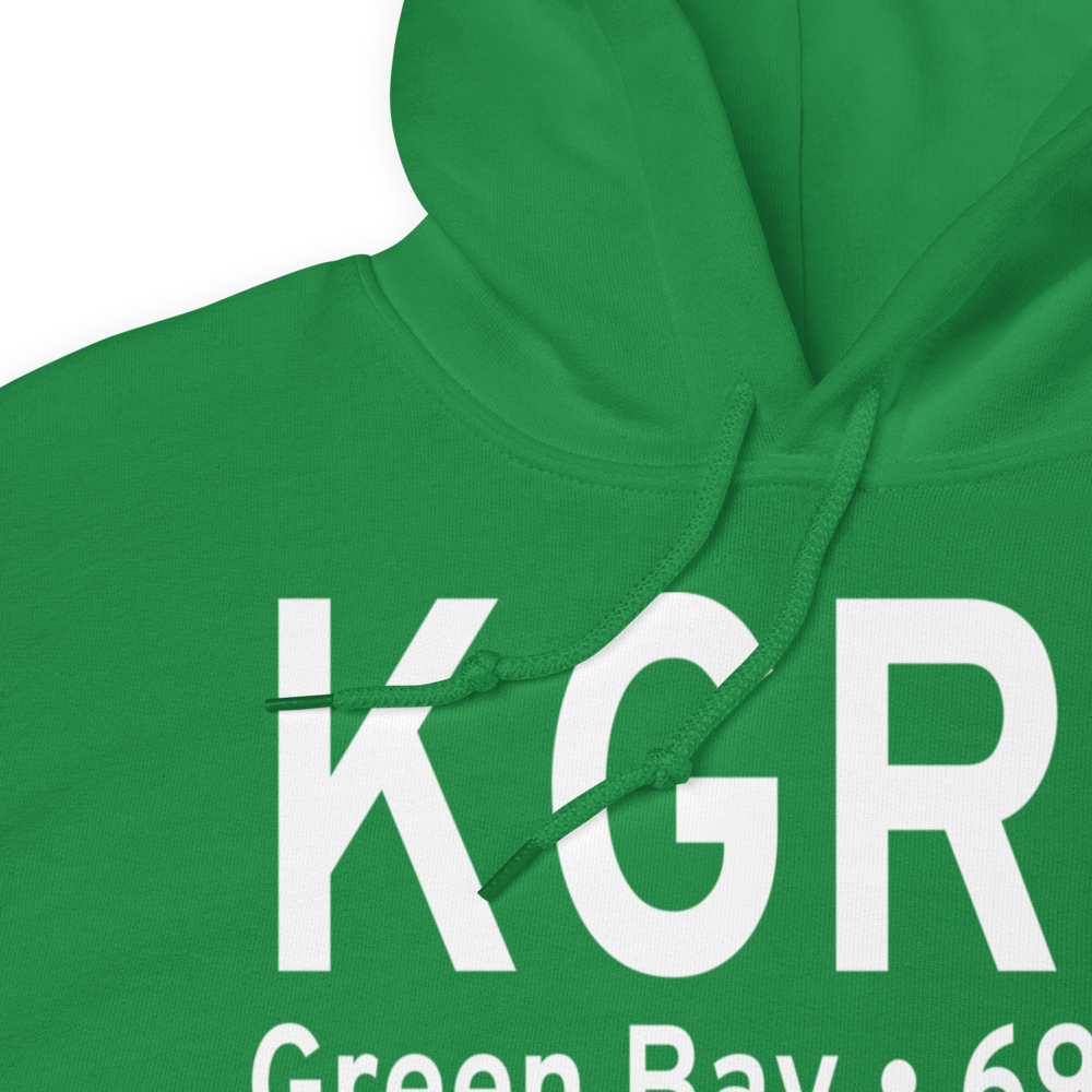Austin Straubel International Airport (KGRB) ICAO Hoodie Sweatshirt 