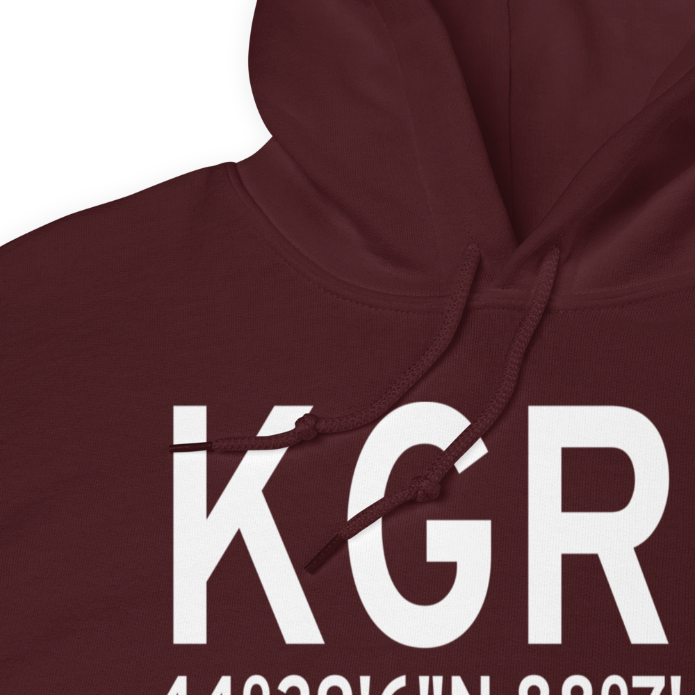 Austin Straubel International Airport (KGRB) ICAO Hoodie Sweatshirt 
