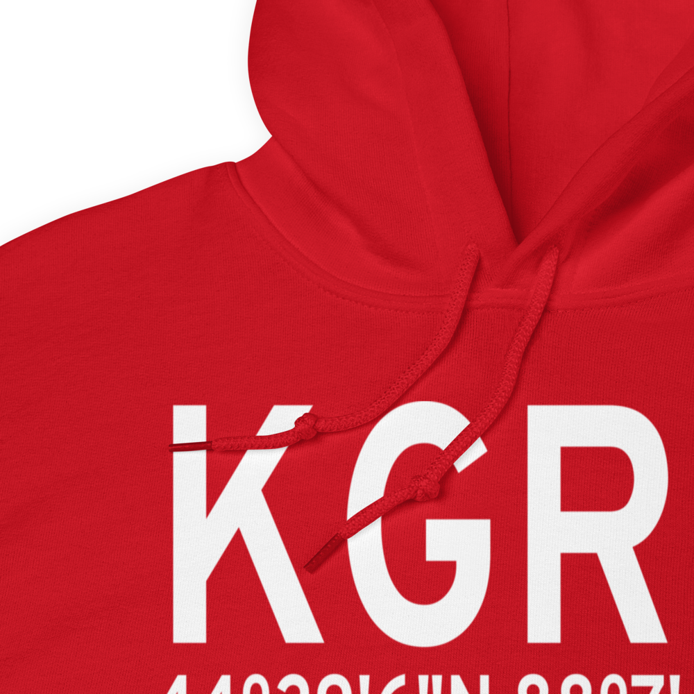 Austin Straubel International Airport (KGRB) ICAO Hoodie Sweatshirt 