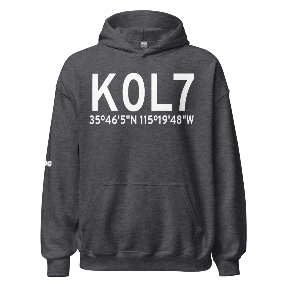 Jean Airport (K0L7) ICAO Hoodie Sweatshirt 