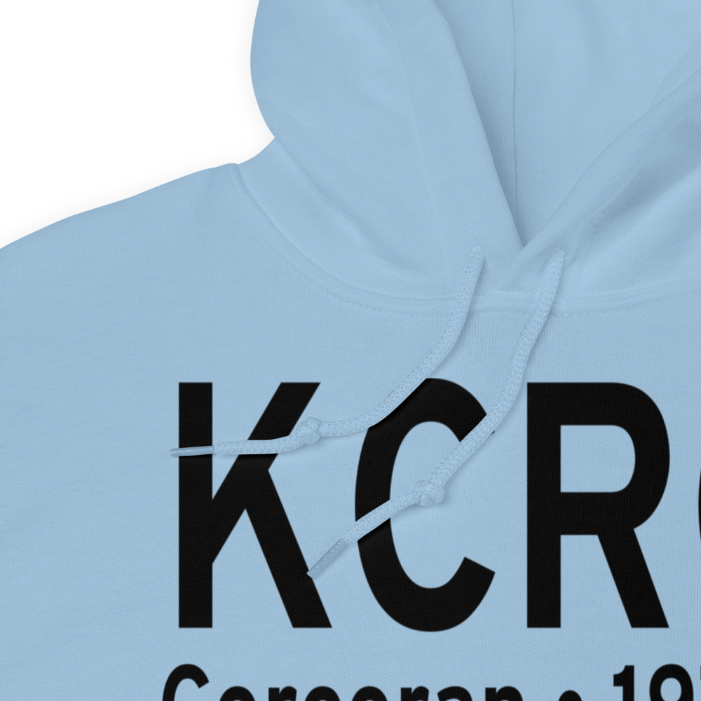 Corcoran Airport (KCRO) ICAO Hoodie Sweatshirt 