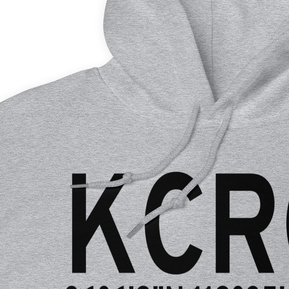 Corcoran Airport (KCRO) ICAO Hoodie Sweatshirt 