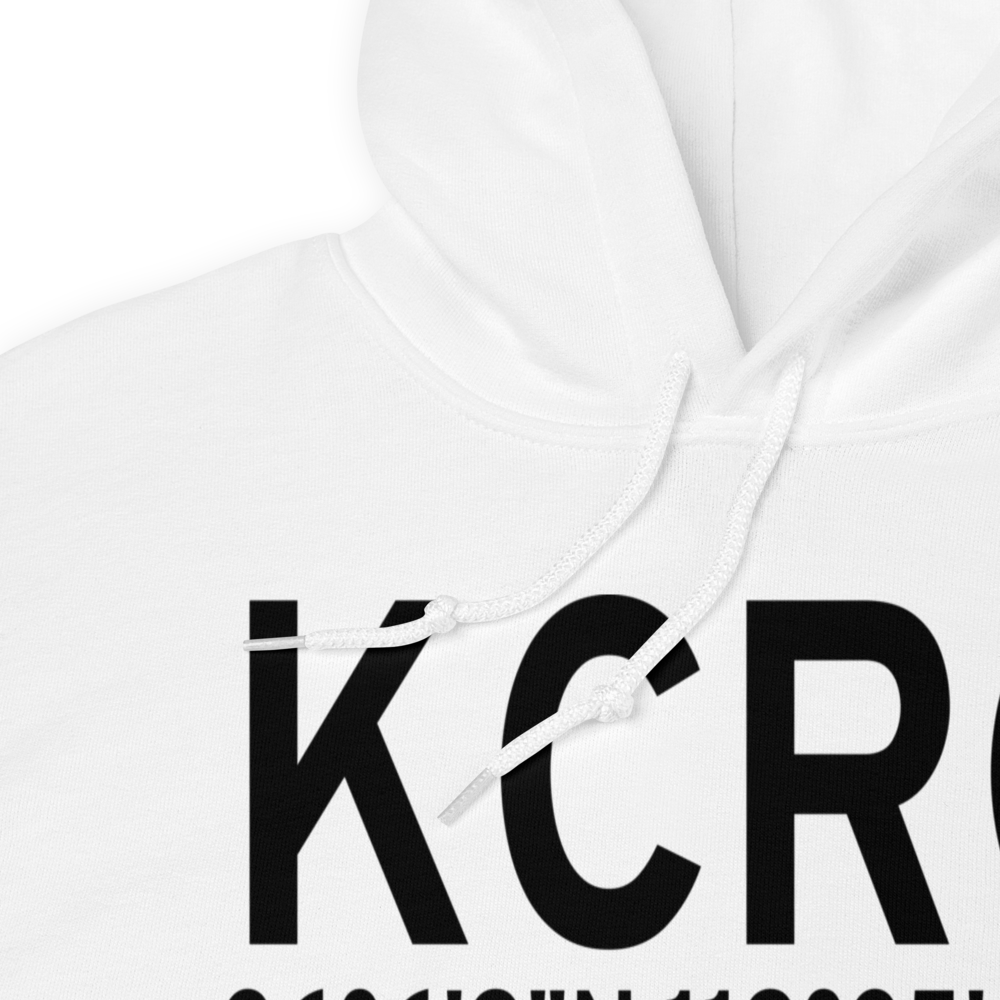 Corcoran Airport (KCRO) ICAO Hoodie Sweatshirt 