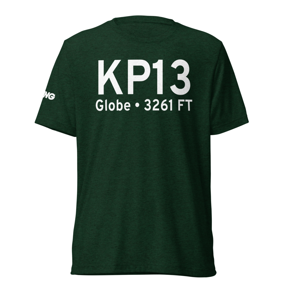 San Carlos Apache Airport (KP13) ICAO Tri-blend T-Shirt 