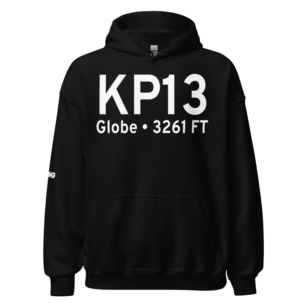 San Carlos Apache Airport (KP13) ICAO Hoodie Sweatshirt 