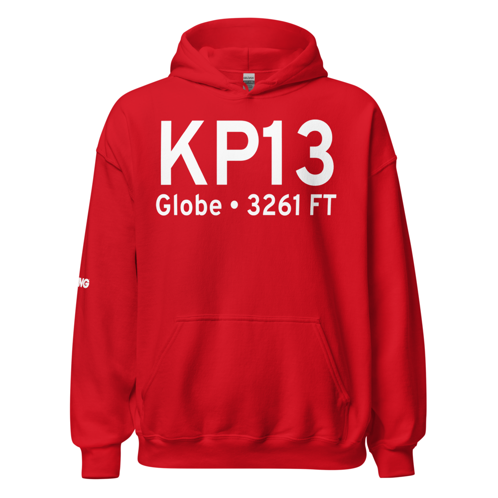 San Carlos Apache Airport (KP13) ICAO Hoodie Sweatshirt 