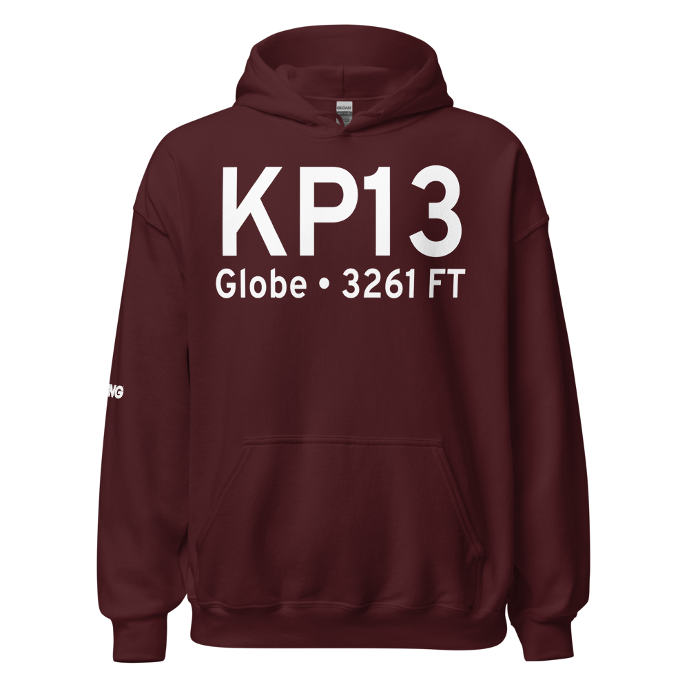 San Carlos Apache Airport (KP13) ICAO Hoodie Sweatshirt 