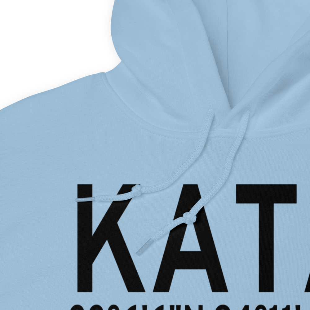 Hall Miller Municipal Airport (KATA) ICAO Hoodie Sweatshirt 