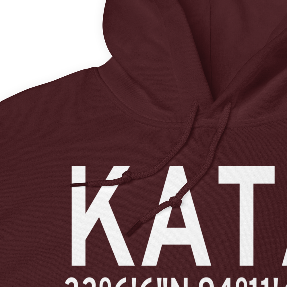 Hall Miller Municipal Airport (KATA) ICAO Hoodie Sweatshirt 