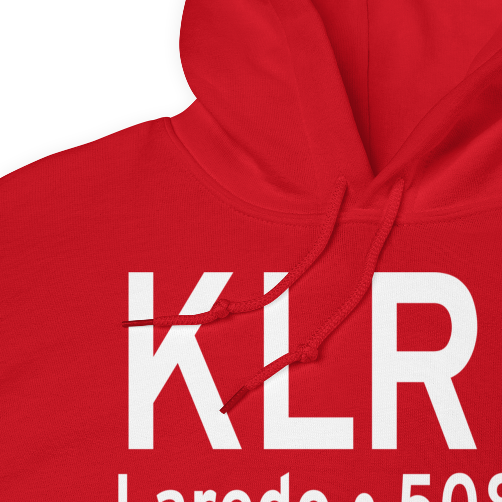 Laredo International Airport (KLRD) ICAO Hoodie Sweatshirt 