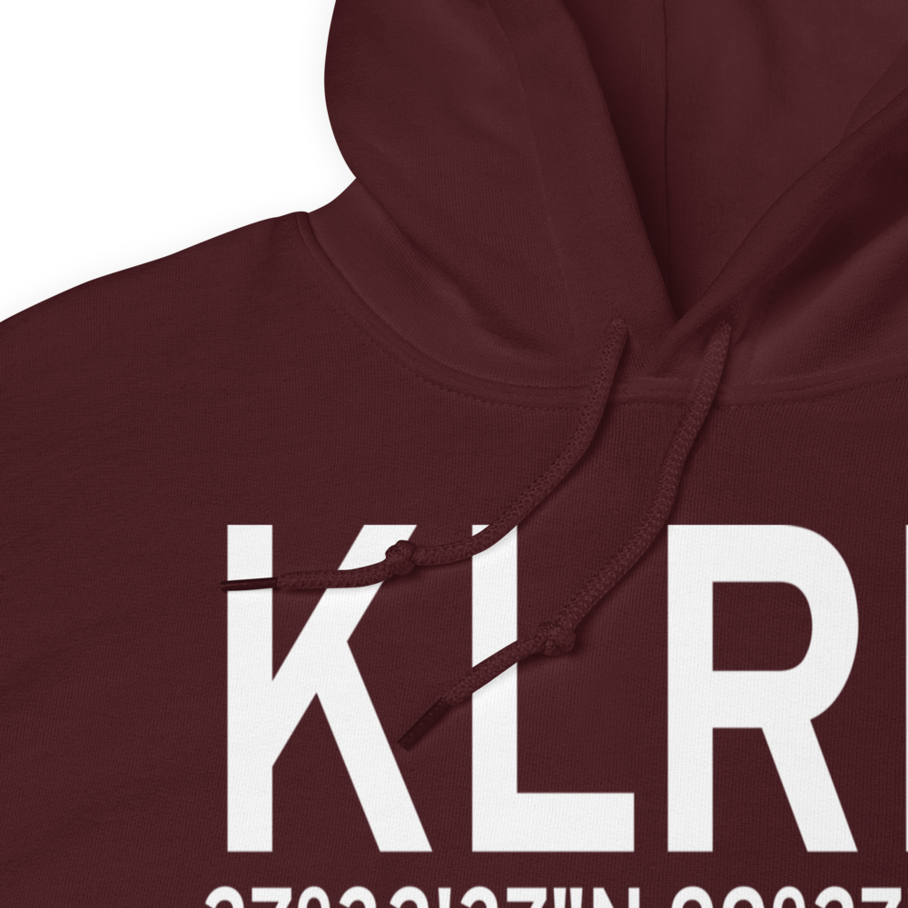 Laredo International Airport (KLRD) ICAO Hoodie Sweatshirt 