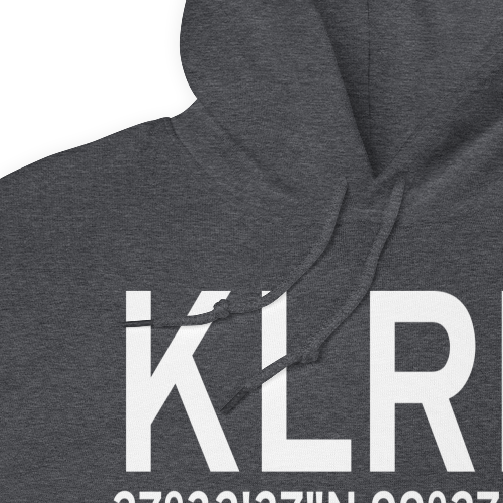 Laredo International Airport (KLRD) ICAO Hoodie Sweatshirt 