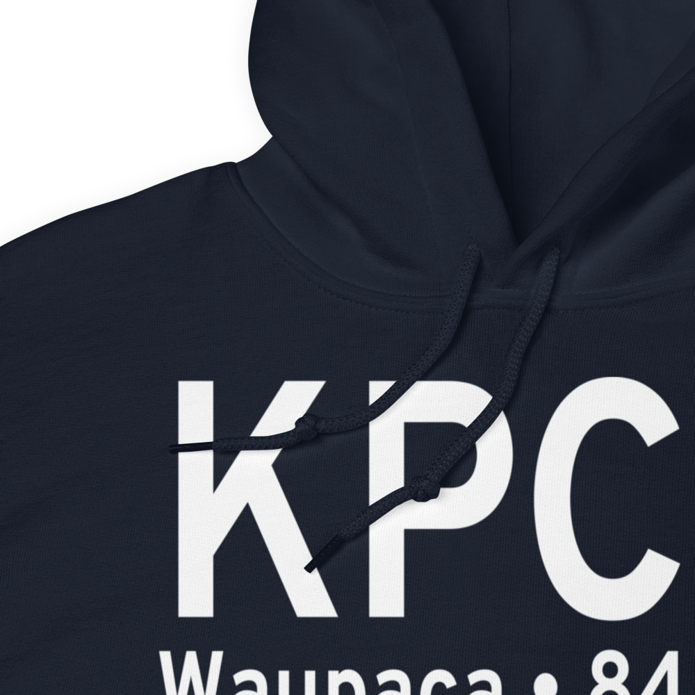 Waupaca Municipal Airport (KPCZ) ICAO Hoodie Sweatshirt 