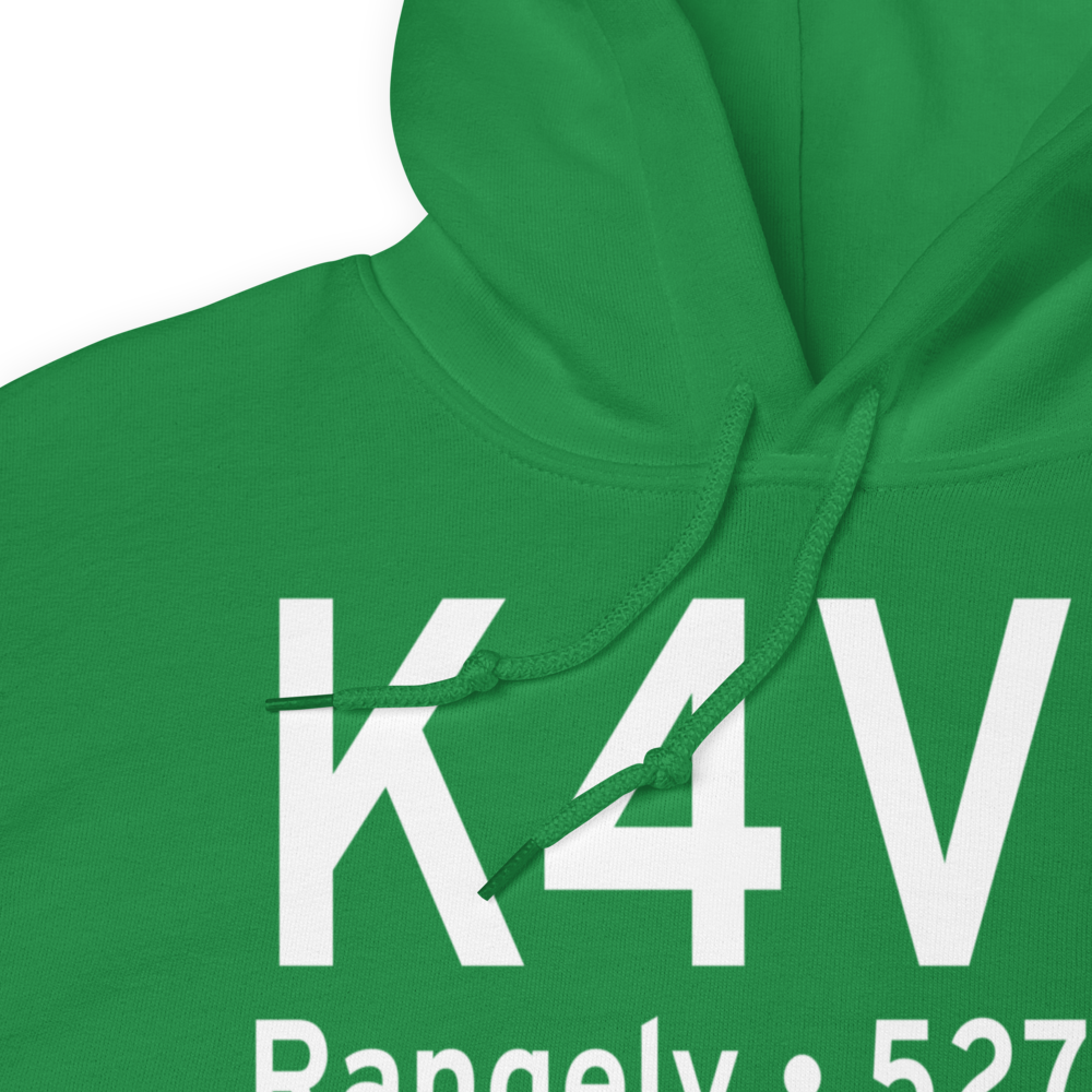 Rangely Airport (K4V0) ICAO Hoodie Sweatshirt 