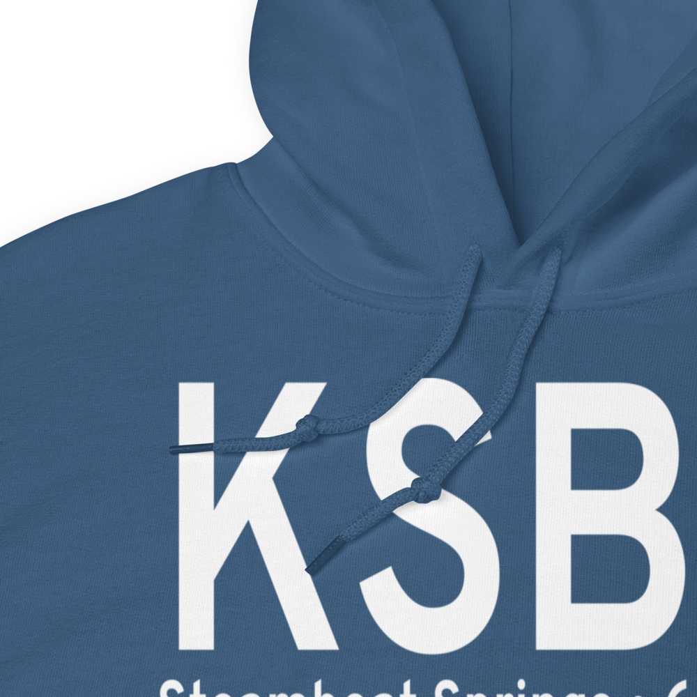 Steamboat Springs Bob Adams Field (KSBS) ICAO Hoodie Sweatshirt 