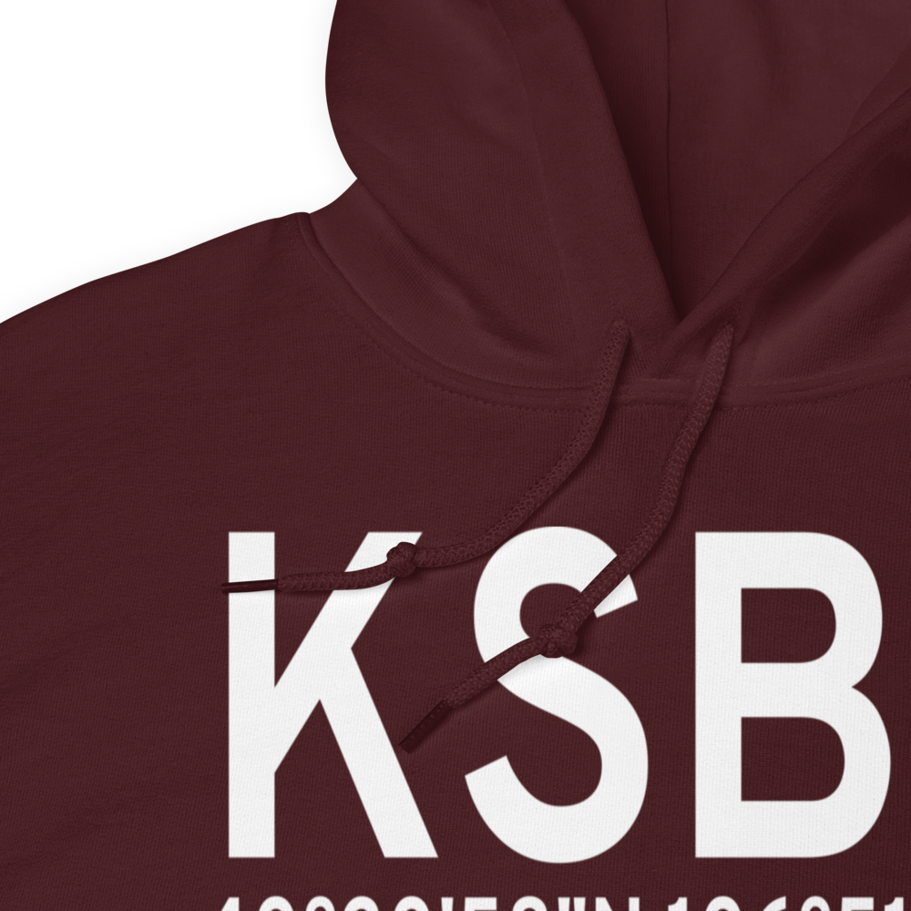 Steamboat Springs Bob Adams Field (KSBS) ICAO Hoodie Sweatshirt 