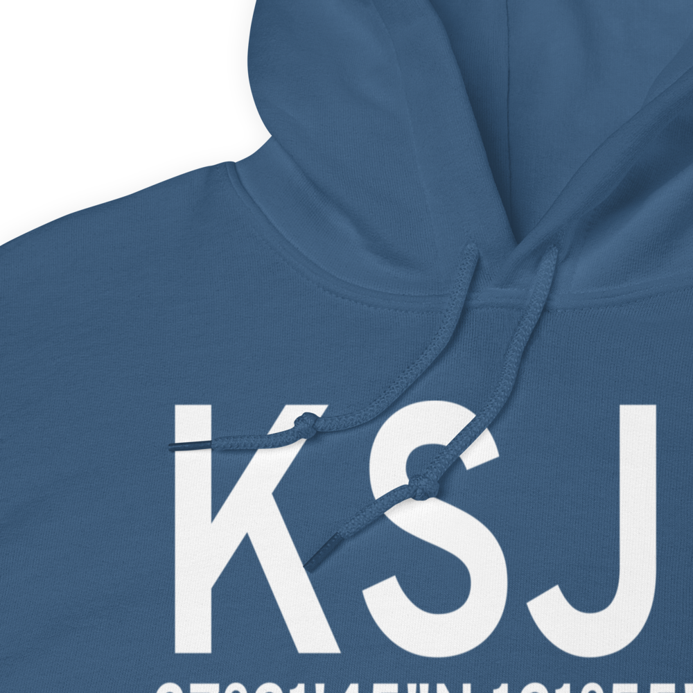 Norman Y. Mineta San Jose International Airport (KSJC) ICAO Hoodie Sweatshirt 