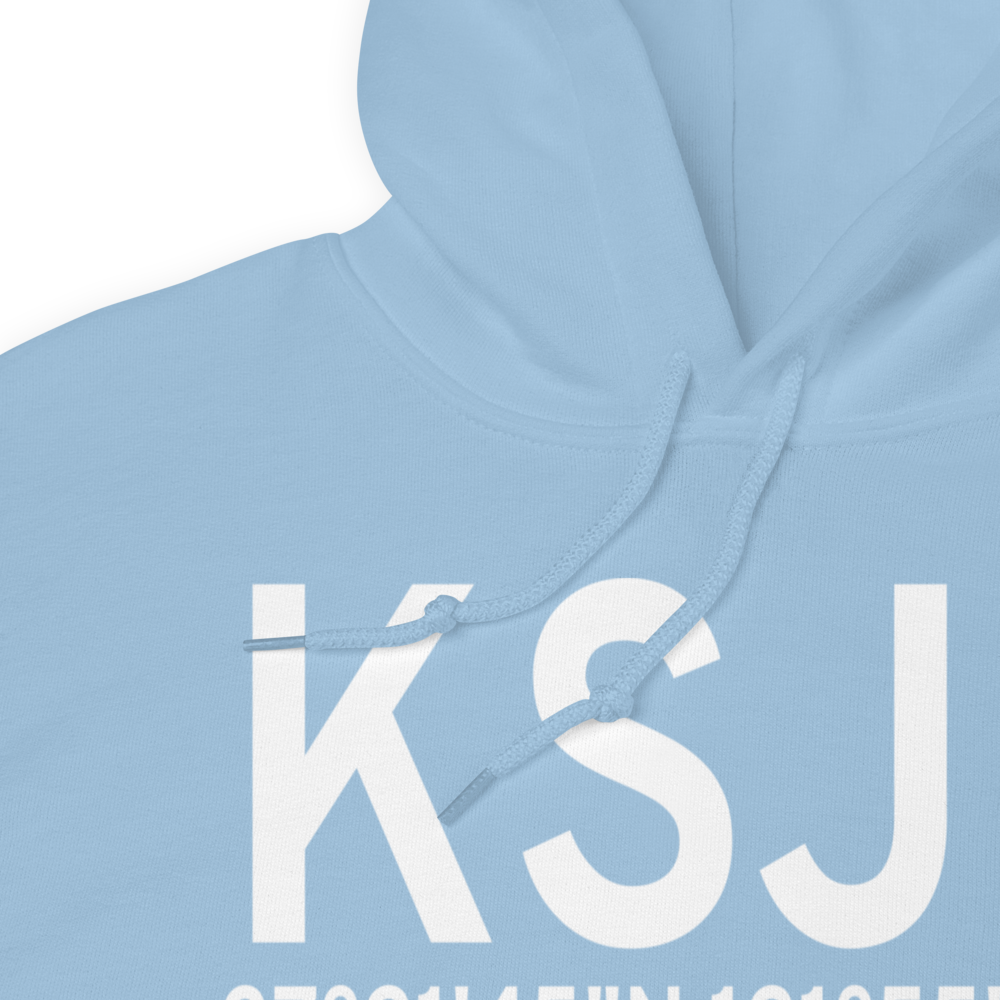 Norman Y. Mineta San Jose International Airport (KSJC) ICAO Hoodie Sweatshirt 