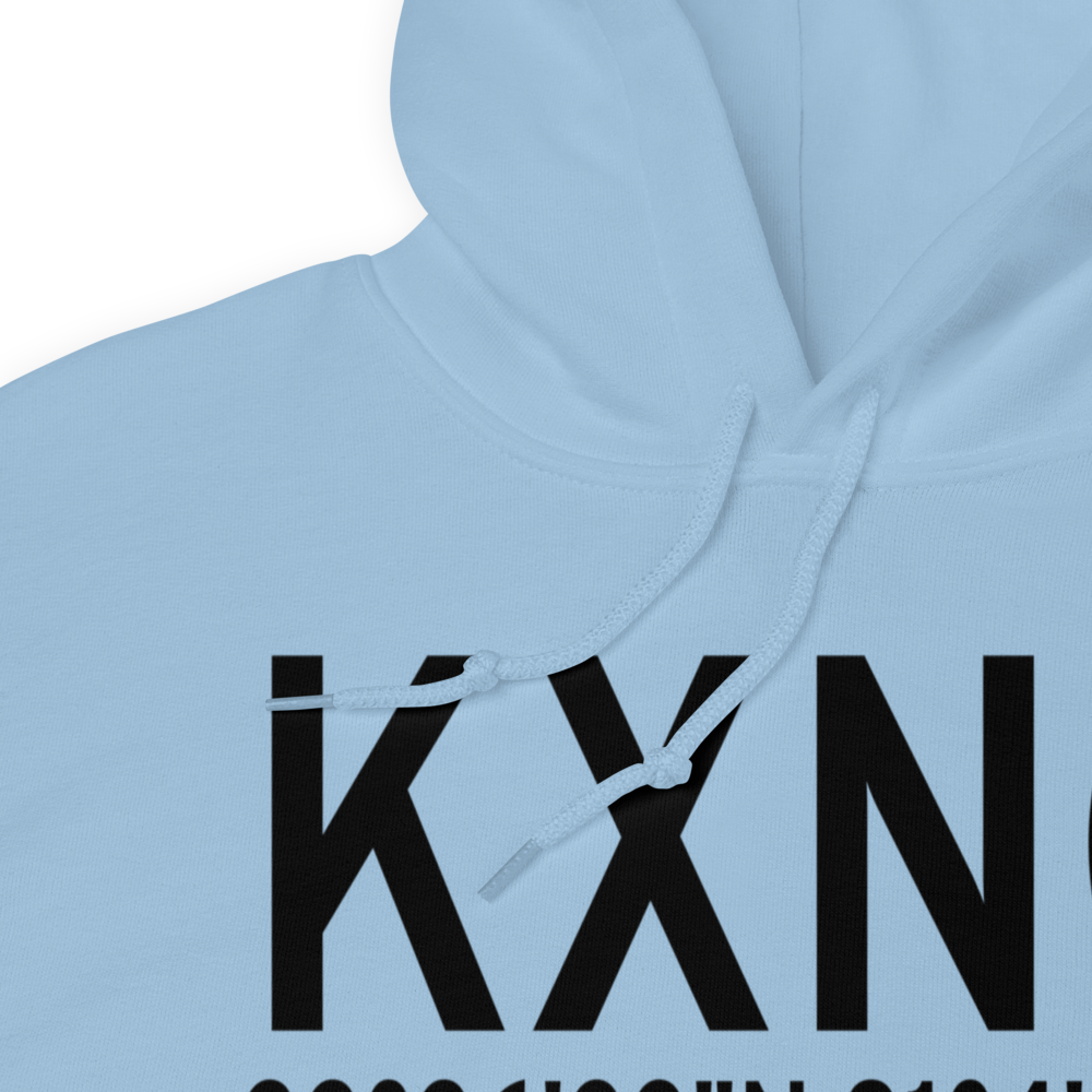 North Air Force Auxillary Airfield (KXNO) ICAO Hoodie Sweatshirt 