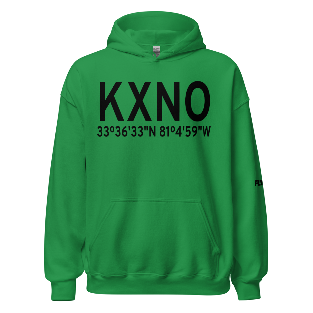 North Air Force Auxillary Airfield (KXNO) ICAO Hoodie Sweatshirt 
