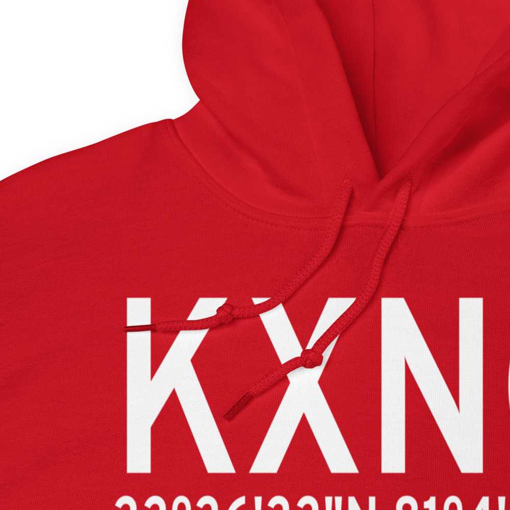 North Air Force Auxillary Airfield (KXNO) ICAO Hoodie Sweatshirt 
