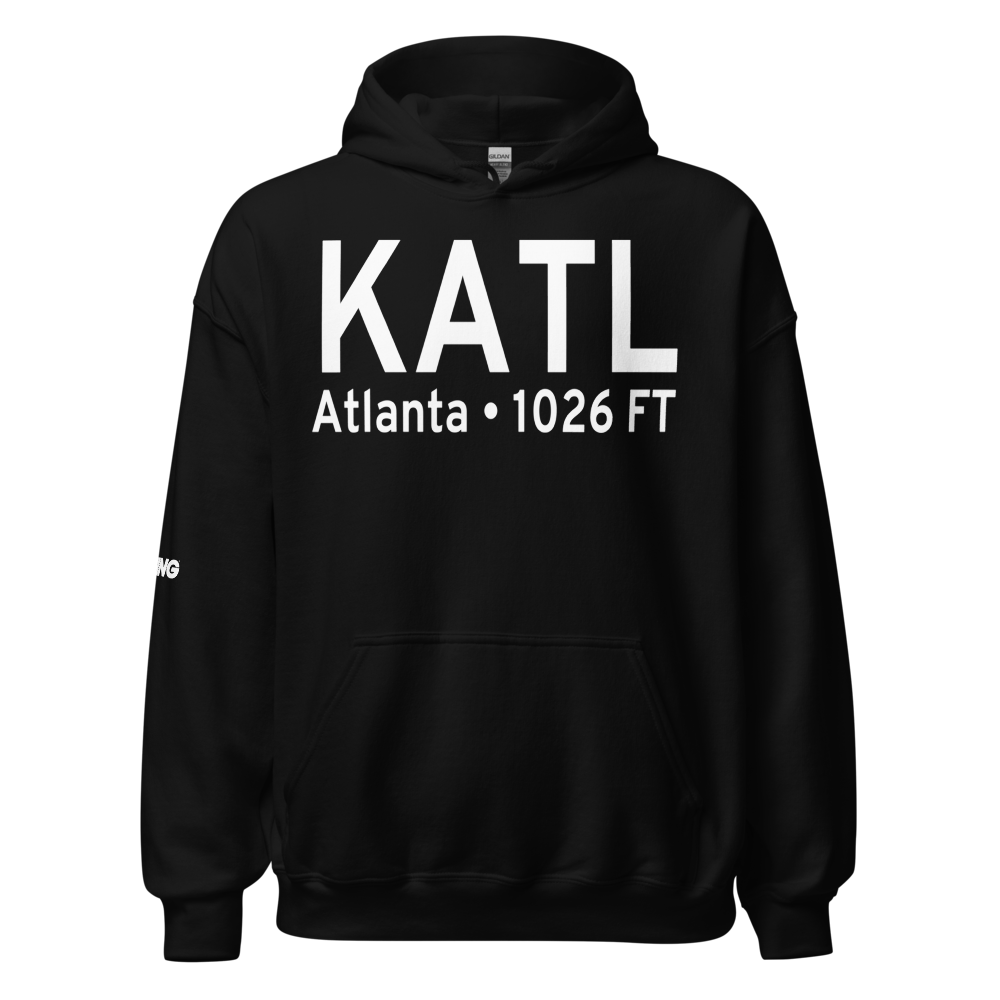 Hartsfield Jackson Atlanta International Airport (KATL) ICAO Hoodie Sweatshirt 