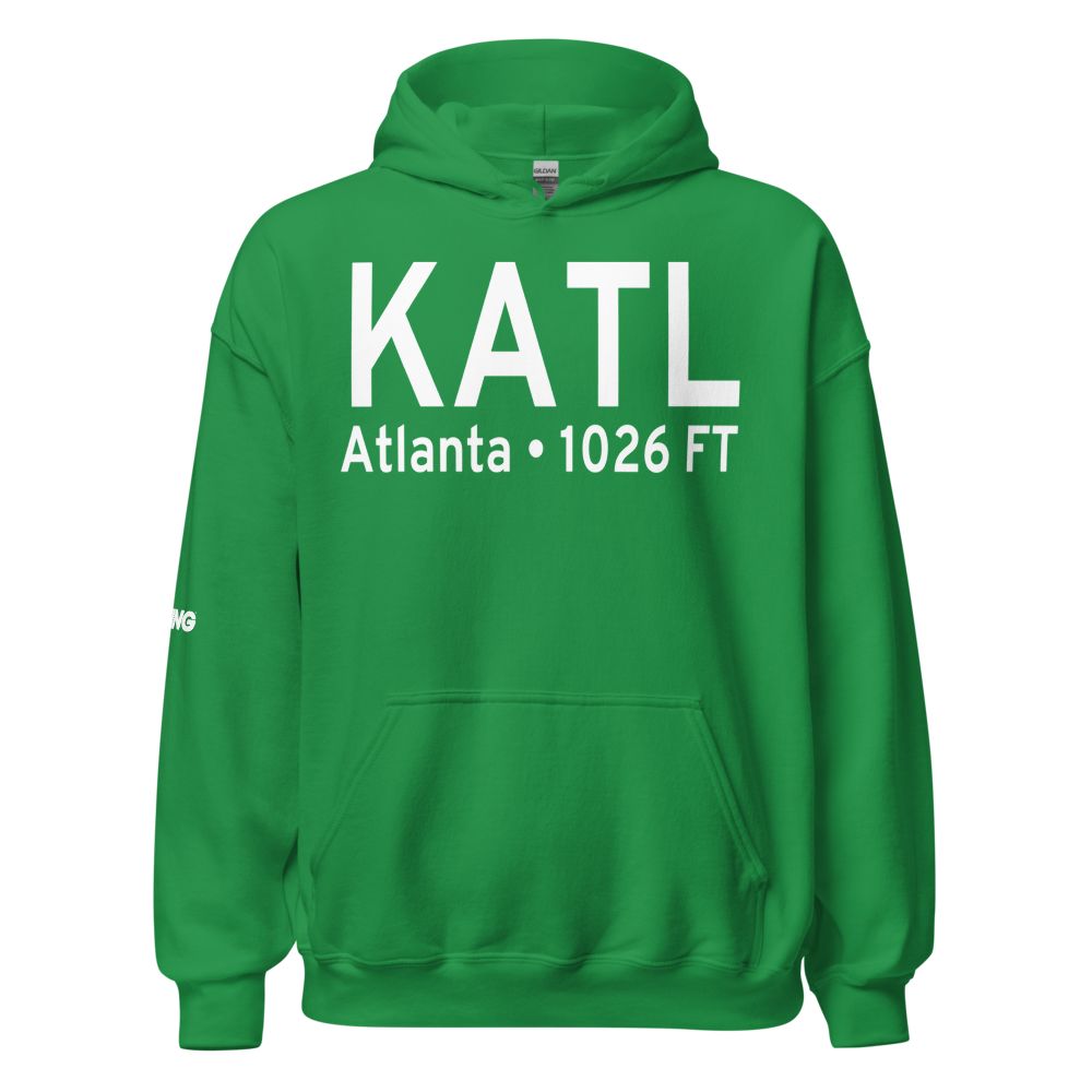 Hartsfield Jackson Atlanta International Airport (KATL) ICAO Hoodie Sweatshirt 
