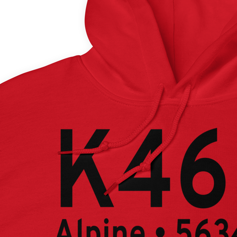 Alpine Airport (K46U) ICAO Hoodie Sweatshirt 