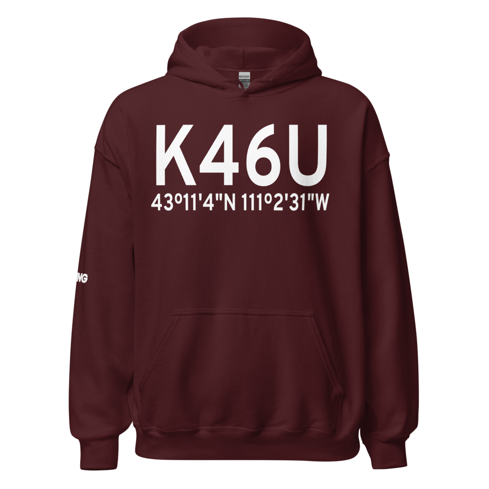 Alpine Airport (K46U) ICAO Hoodie Sweatshirt 