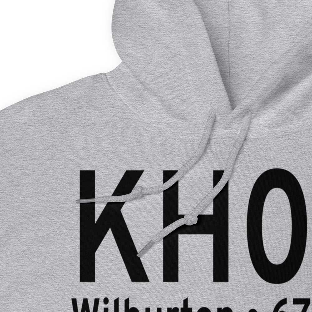 Wilburton Municipal Airport (KH05) ICAO Hoodie Sweatshirt 