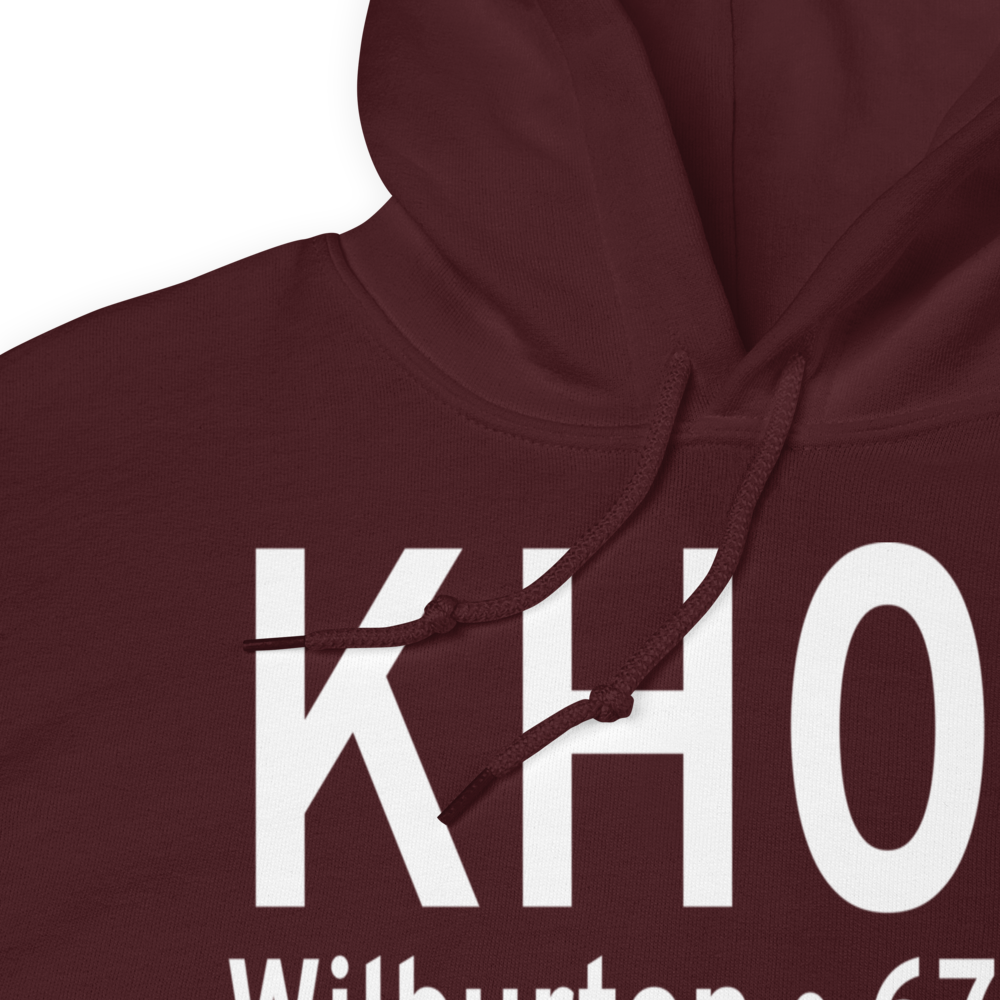 Wilburton Municipal Airport (KH05) ICAO Hoodie Sweatshirt 