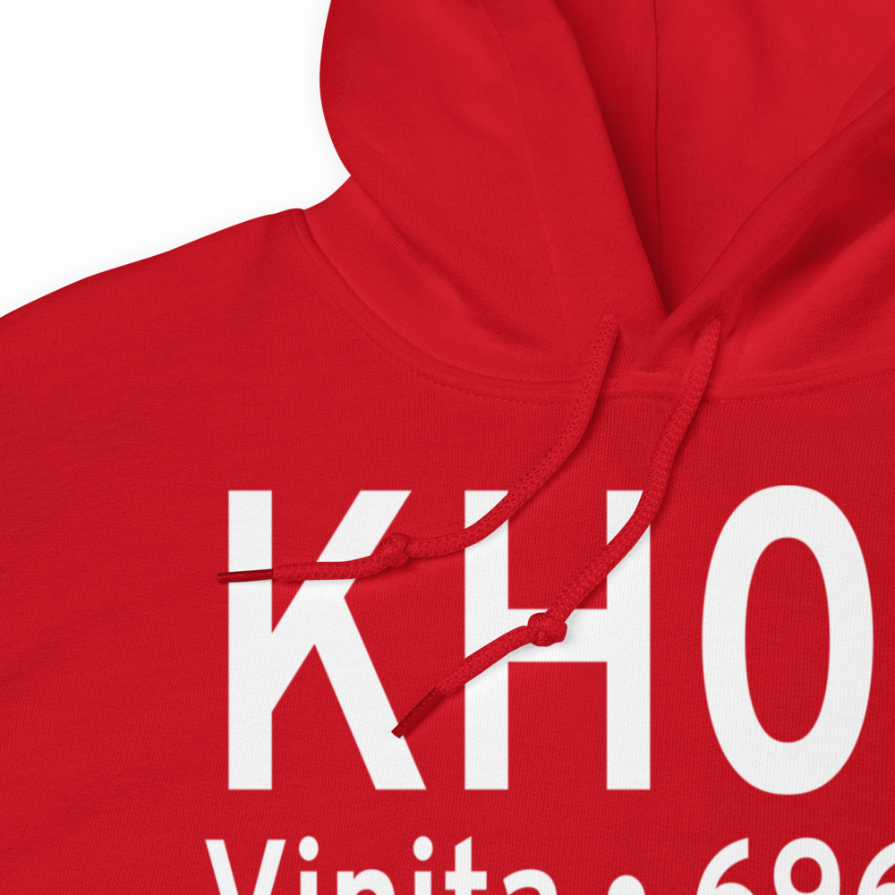 Vinita Municipal Airport (KH04) ICAO Hoodie Sweatshirt 