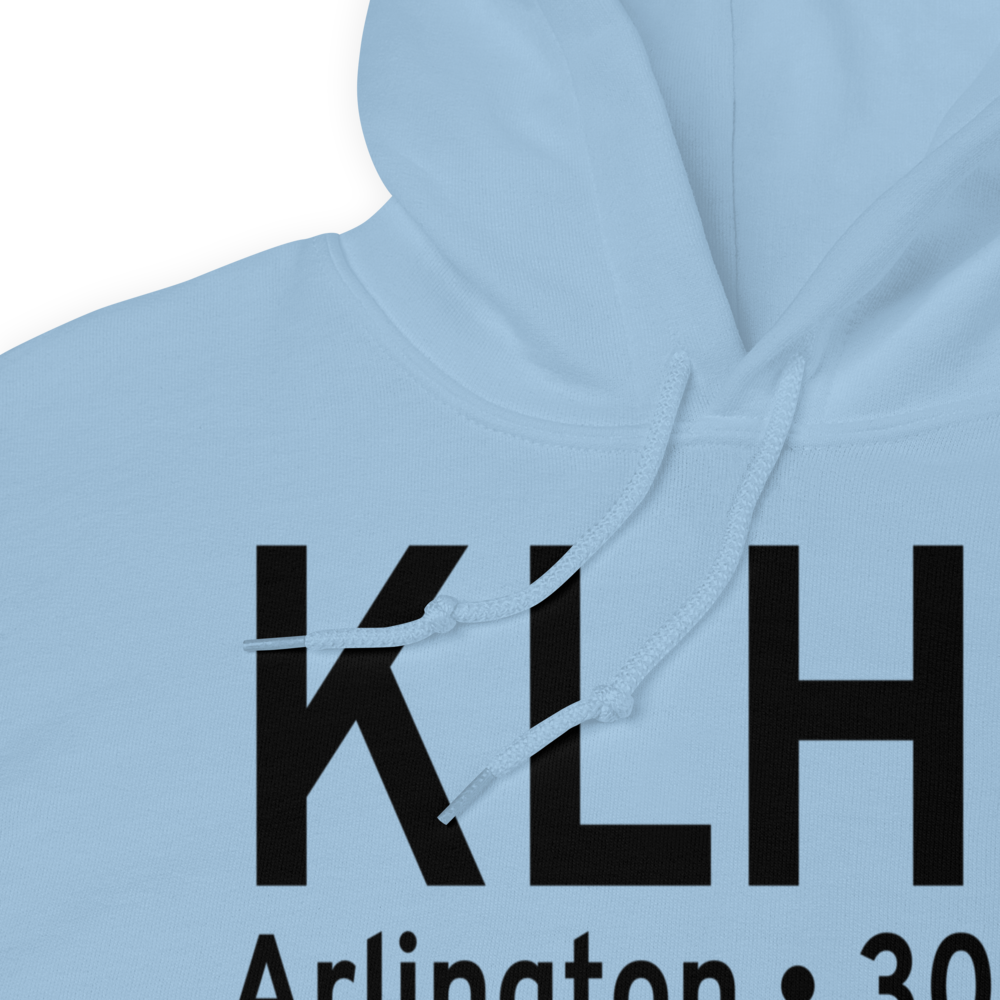 Arlington Municipal Airport (KLHC) ICAO Hoodie Sweatshirt 